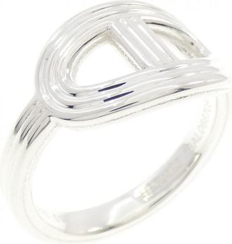 Herm&egrave;s Silver 925 Band Ring (Pre-Owned)