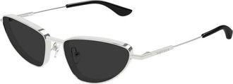 Alexander McQueen Cat Eye Zonnebril - Dames - Zonnebrillen - Grijs - 56 MM - Accessoires