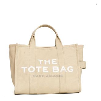 Marc Jacobs Tote Bags, female, Beige, Size: ONE SIZE The Canvas Medium Tote Bag