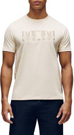 Psycho Bunny Rob Graphic Crew Tee in Ivory at Nordstrom Rack, Size 2(Xxs)