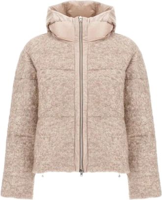 Herno Pi00187Dr 1985 Donsjack - Dames - Jassen - Beige - Maat: M