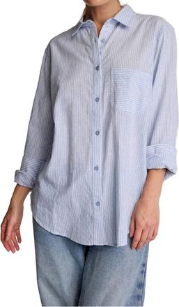 Sundays Nox Shirt In Shadow Stripe