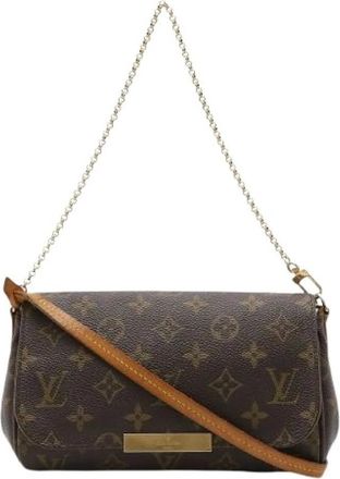 Louis Vuitton Pre-owned Favorite PM Monogram Schoudertas - Dames - Vintage Schoudertas - Bruin - ONE Size - Vintage