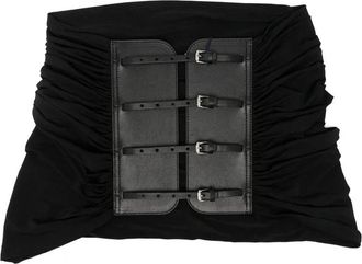 Paloma Wool Lange Adriana Riem - Dames - Riemen - Zwart - 2XS - Leer - Accessoires