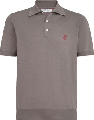 Brunello Cucinelli Brunello Cucinelli Logo Cotton Polo Shirt