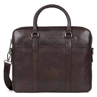 Howard London Tassen, Heren, Bruin, ONE Size, Leer, Kieran Laptoptas