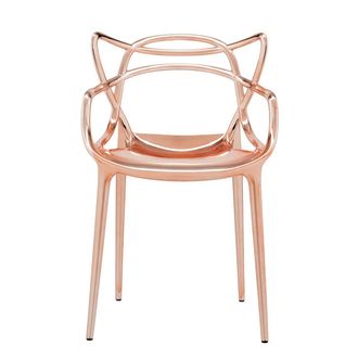 Kartell Masters Stuhl, metallic kupfer