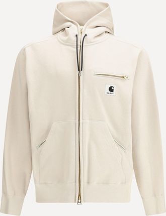 sacai Cotton jersey Hoodie by Sacai + Carhartt WIP Male 1