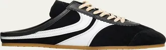 Dries Van Noten Suede Sneaker Mules