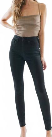 Kancan Ultra High Rise Super Skinny Stretch Jeans In Black