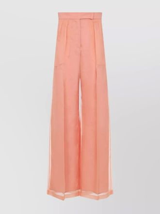 Max Mara pianoforte danila high-waist silk organza pants