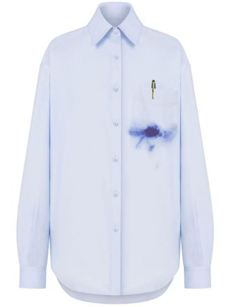 Moschino Camicia con stampa - Blu