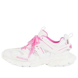 Balenciaga (WMNS) Balenciaga Track Sneaker White Fluo Pink 542436W3AC29055