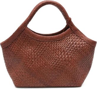 Ibeliv Bolso Tote Mediano Trenzado Pure - Bags - Mujer - Marr&oacute;n - ONE SIZE