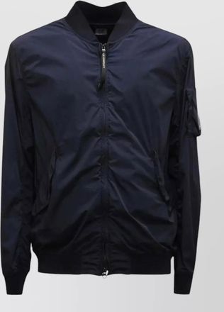 C.P. Company nylon bomber jacket ribbed cuffs hem pockets