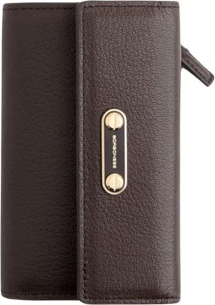 Borbonese Portafoglio Medio con Patta e Zip - - Accessories - Donna - Marrone - ONE SIZE