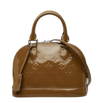 Louis Vuitton Pre-owned Vernis Alma BB Patent Leather Handbag - Dames - Pre-owned - Bruin - Maat: ONE Size Leer