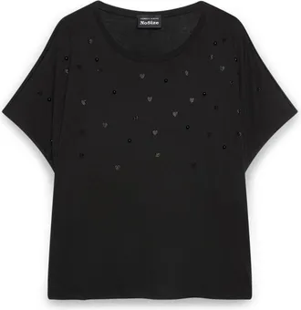 Fiorella Rubino T-Shirts - Dames - T-shirts - Zwart - M/L - Tops