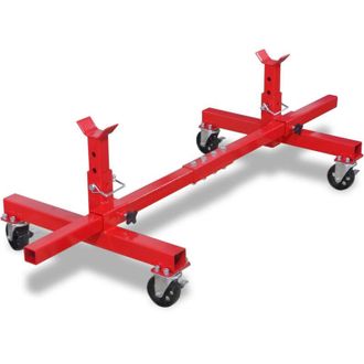 vidaXL Gato De Caballete Rojo Vidaxl