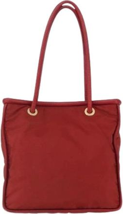 Celine Pre-owned Tote bag - Dames - Vintage Shopper - Rood - ONE Size - Nylon - Vintage