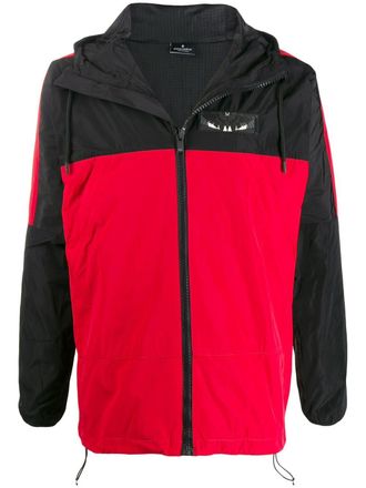Marcelo Burlon Giacca con zip - Rosso