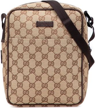 Gucci Pre-owned Cross Body Bags, female, Brown, Size: ONE SIZE Pre-owned Small Crossbody Bag