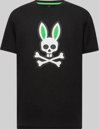 Psycho Bunny Mens Rex Graphic Tee 002 BLACK 2 / XXXL