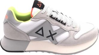 Sun 68 Jaki 2.0 Fluo - Heren - Sneakers - Wit - 46 EU - Leer - Schoenen