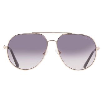 Guess Smoke Gradient Pilot Ladies Sunglasses GF6195 32B 56