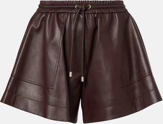 Loewe Shorts in pelle