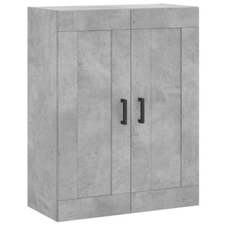 vidaXL Armario De Pared Madera Ingenier&iacute;a Gris Hormig&oacute;n 69,5x34x90 Cm Vidaxl