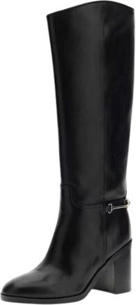 Guess Grendi Hoge Laarzen - Dames - Hoge Laarzen - Zwart - 37 EU - Leer - Schoenen