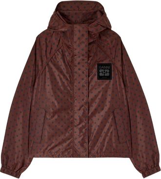 Ganni Mujer, Chaquetas, Marr&oacute;n, Talla: M