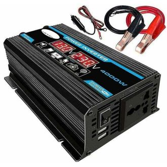OEM Nuevo Inversor/convertidor/cargador De Corriente Alterna Para Coche Con Led, 4000 W, 12 V, 220 V/110 V, Adaptador Usb Dual, Transformador De Onda Sinu