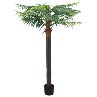 vidaXL Vidaxl - Palmera F&eacute;nix Artificial Con Macetero 215 Cm Verde
