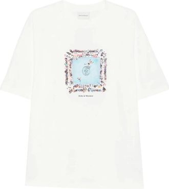 Dr&ocirc;le de Monsieur Tops, Heren, Wit, S, Katoen, Boxers Ring T-Shirt