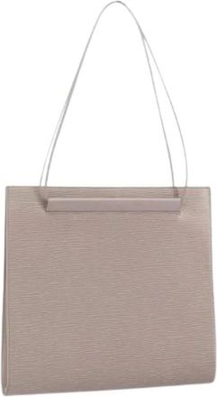Louis Vuitton Pre-owned Vintage Schoudertas - Dames - Vintage Schoudertas - Grijs - ONE Size - Leer - Vintage