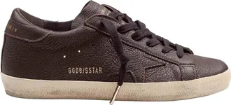 Golden Goose Super Stardark Brown Sneakers