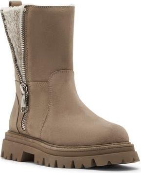 Blondo Burnout Waterproof Boot in Almond Suede at Nordstrom Rack, Size 8.5
