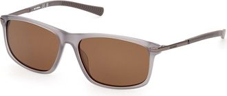 Harley-Davidson HD0979X Polarized 20H Mens Sunglasses Grey Size 59