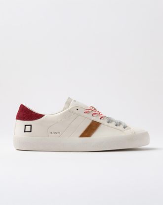 D.A.T.E. hill low vintage calf ivory red