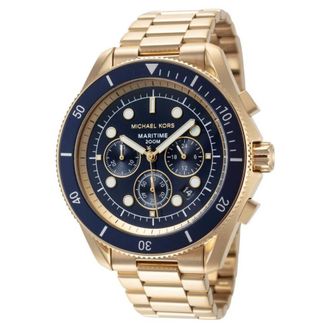 Michael Kors Maritime Chronograph Quartz Blue Dial Mens Watch MK9202