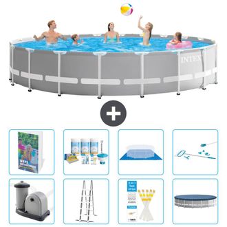 Intex Piscina Prism Frame Redonda - 610x132 Cm - 9-piezas S615
