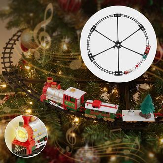 ECD Germany Ecd Germany Tren El&eacute;ctrico Decorativo Para Colgar En El &Aacute;rbol De Navidad