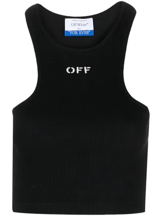 Off-white Off Print Cropped Top