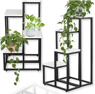 OEM Soporte Para Flores De Pie, Estante Para Flores, Maceteros, 4 Estantes, Estilo Loft