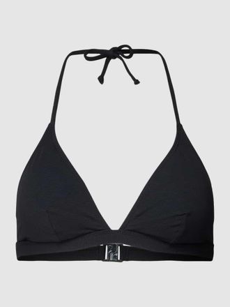 Esprit Bikini-Oberteil mit Strukturmuster und Schn&uuml;rung in Black, Gr&ouml;&szlig;e 36A