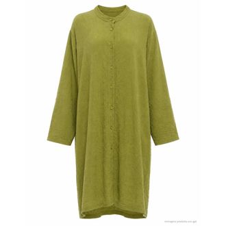 Transit Par-Such Kleedjes, Dames, Groen, L, Katoen, Shirt Dress