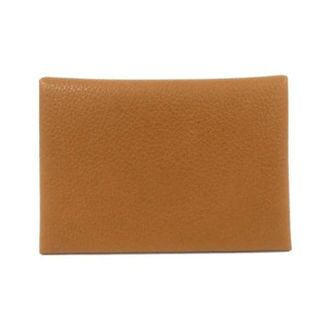 Herm&egrave;s Pre-owned Wallets, female, Brown, Size: ONE SIZE Pre-owned Calvi Duo Coin Case