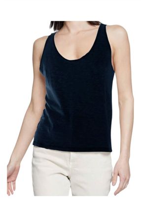 Stateside Scooped Tank Top In Navy